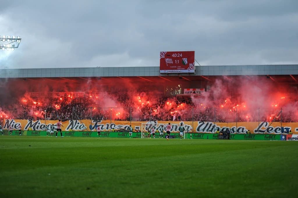 Football player in action